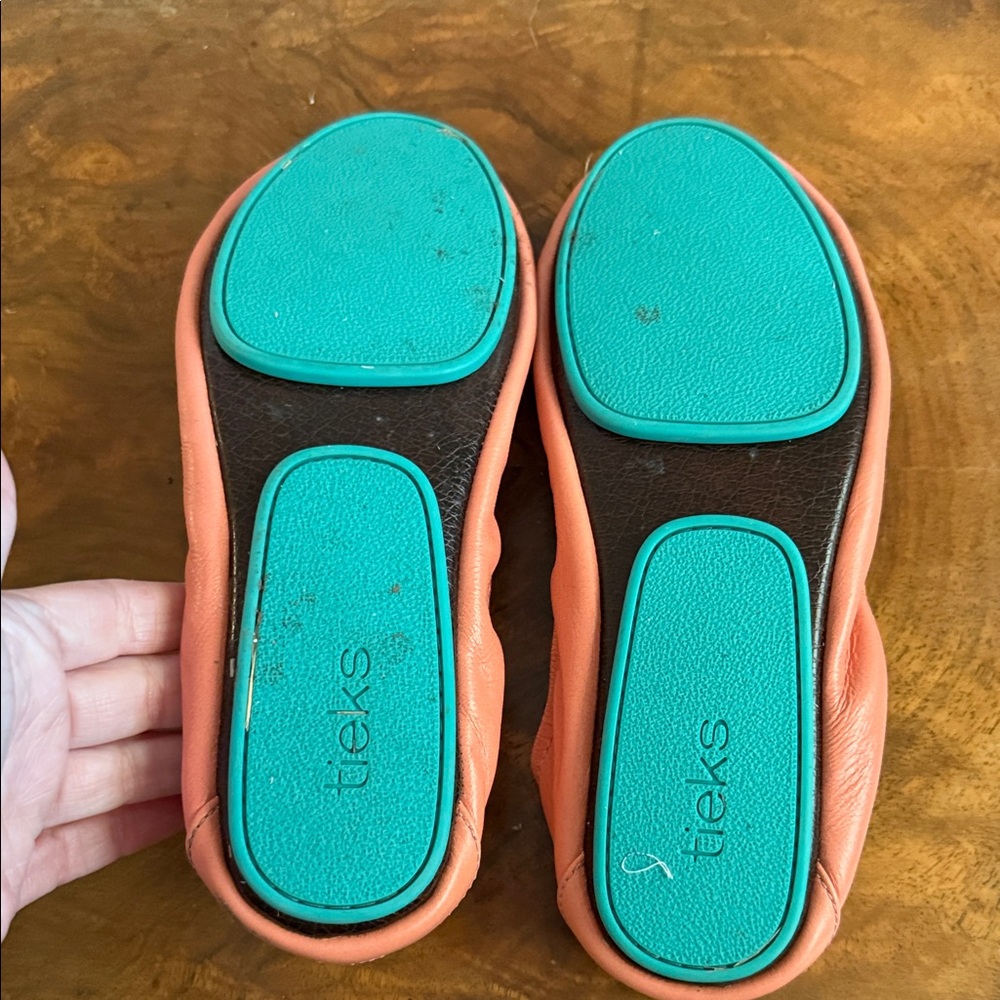 TIEKS Coral Poppy Ballet Flats - Picture 4 of 5